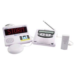 Sonic Alert HA360WRB WEATHER BUNDLE NIB Bed Shaker Radio Security Includes Main